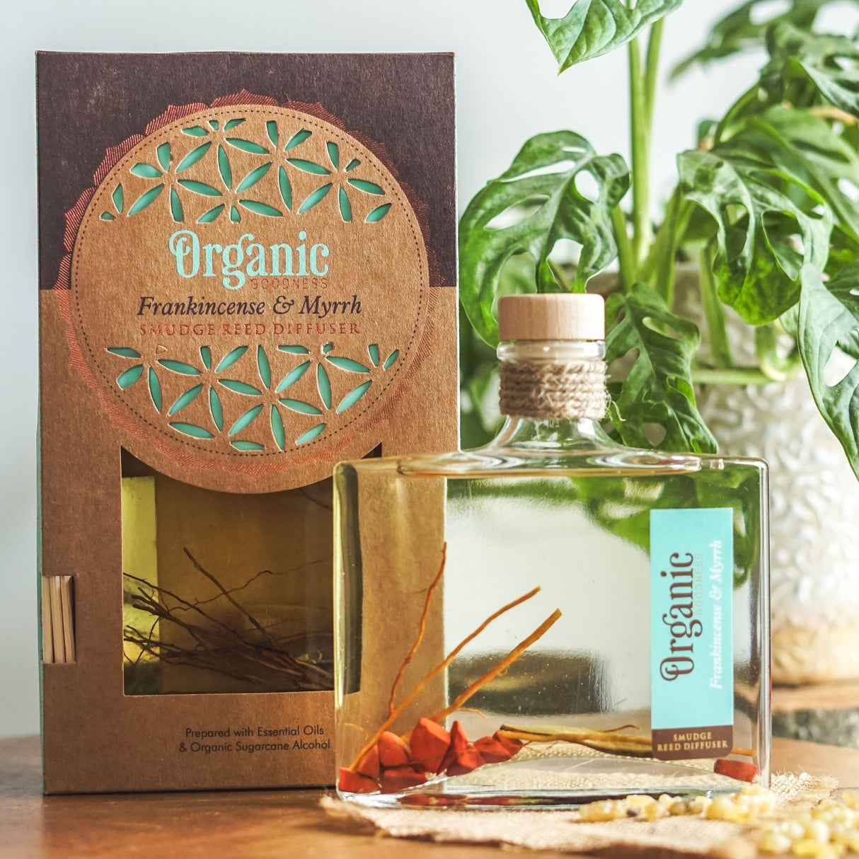 Difusor Mikado Organic Goodness Frankincense y Mirra - Song of India