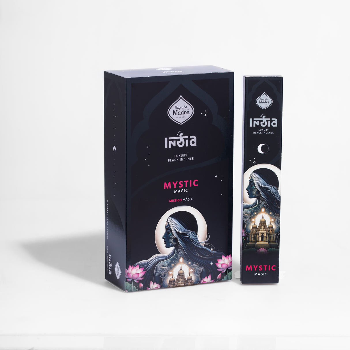 Sahumerio India Black Mistico