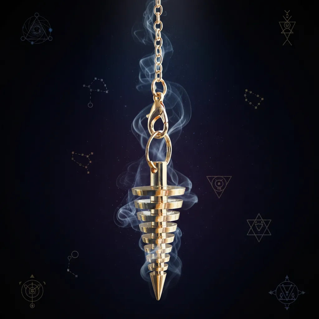 Péndulo Vórtice Oro Rosa