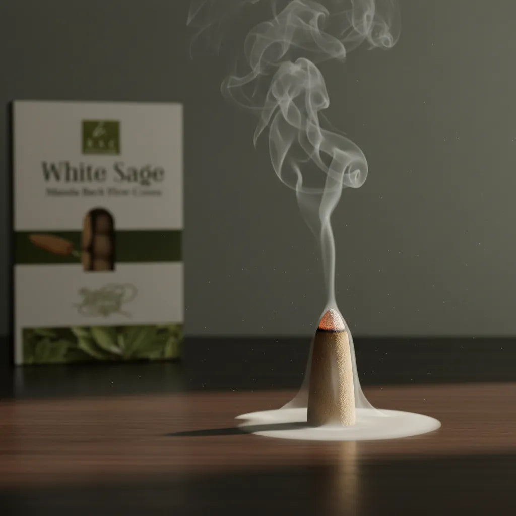 Incienso Cascada Salvia Blanca 10 conos