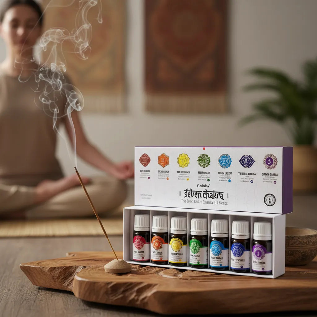 Pack 7 Aceites Esencial 7 Chakras