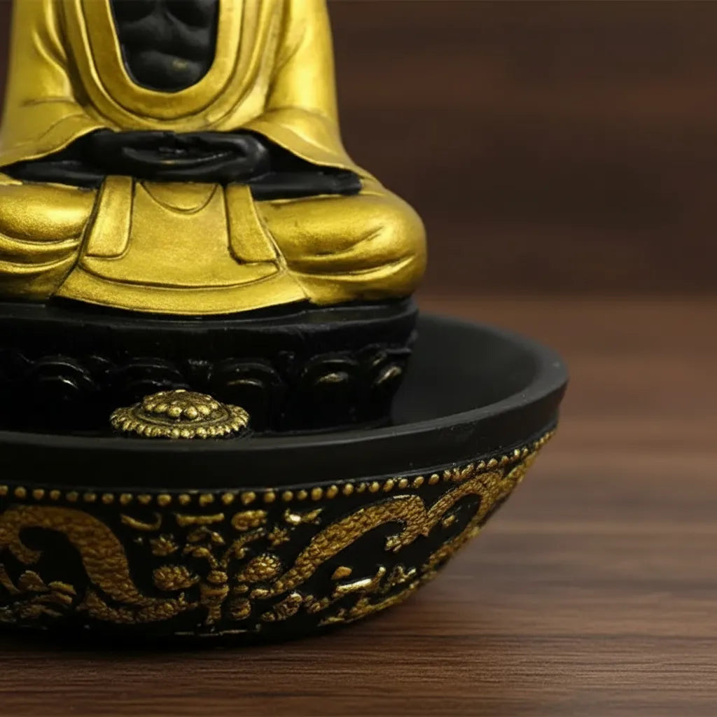 Porta Incienso Buda Meditación