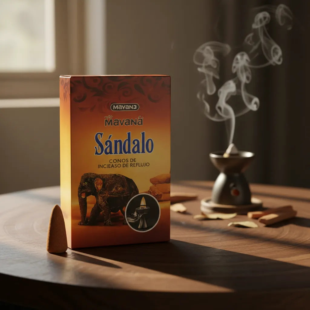 Incienso Cascada Sándalo 120 conos