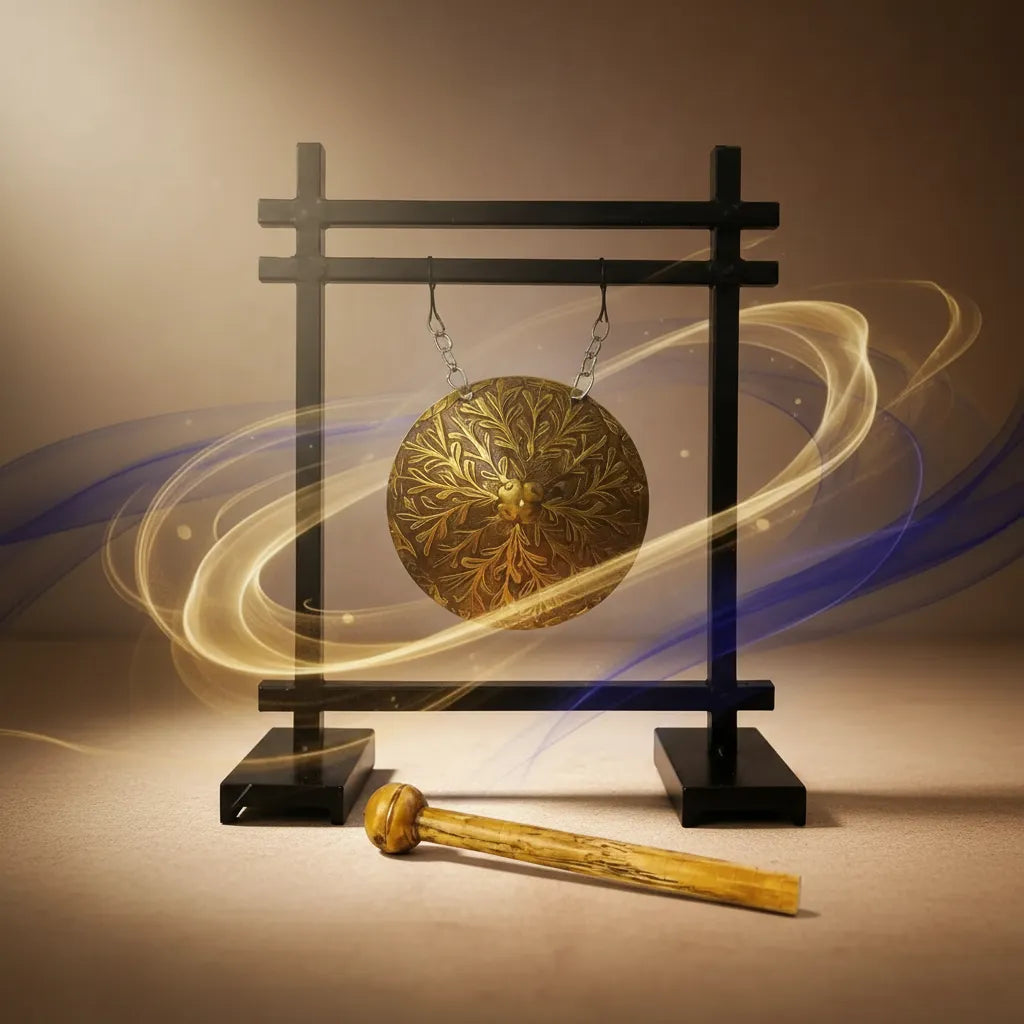 Gong Oriental de Escritorio