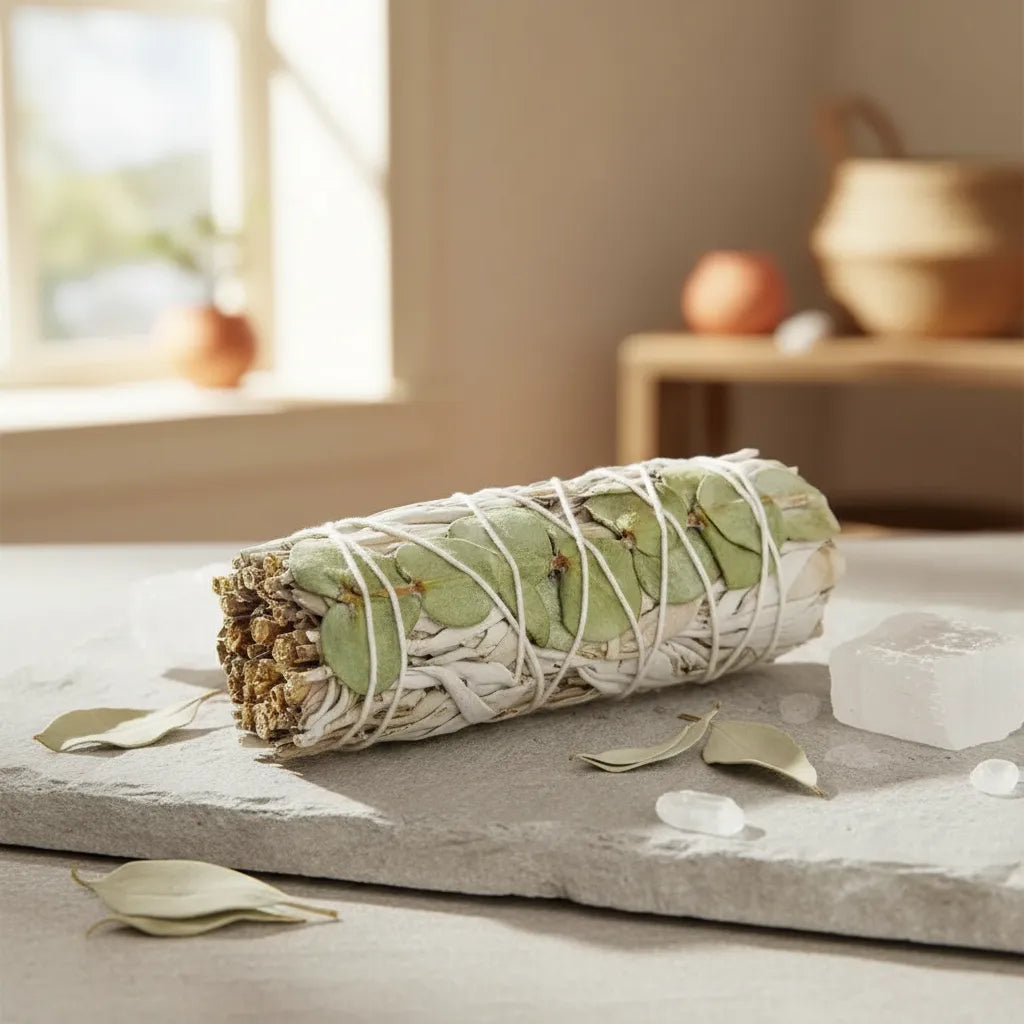 Sahúmo de Salvia Blanca con Eucalipto