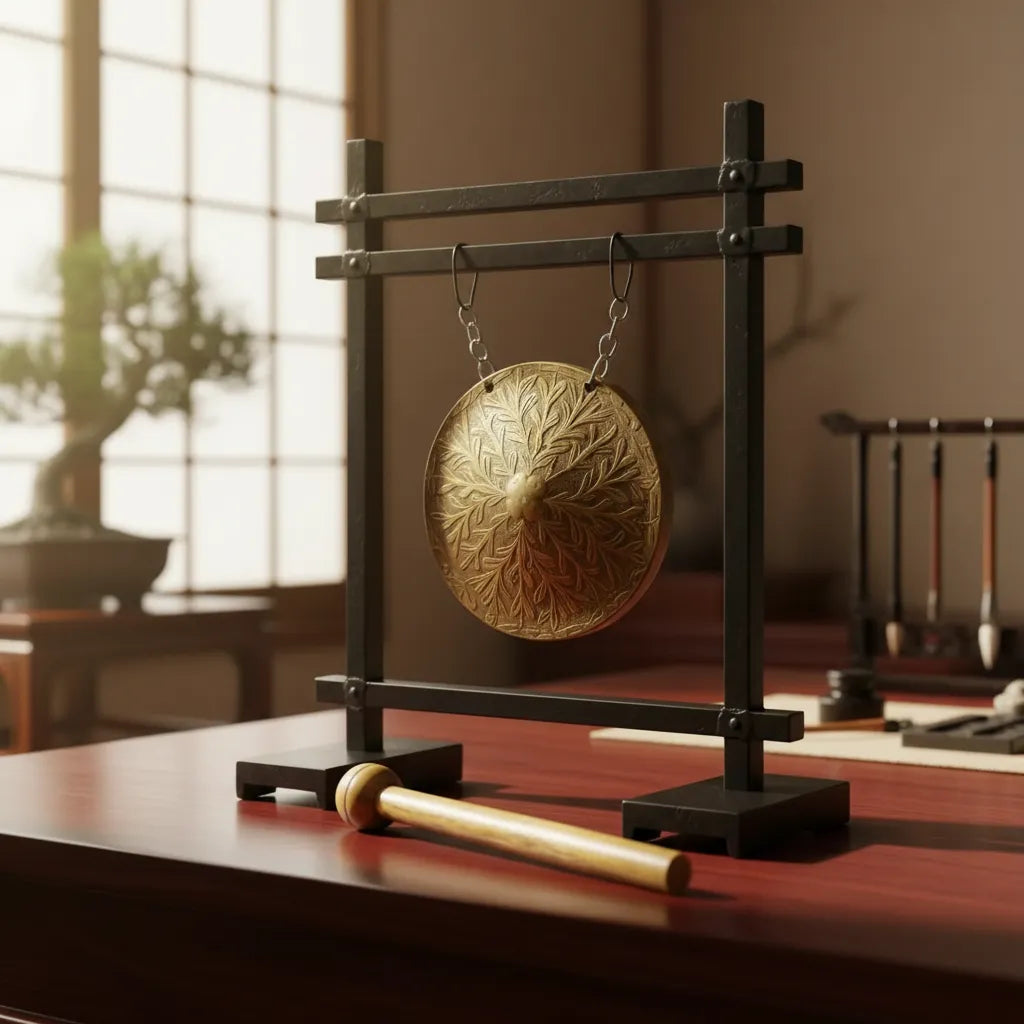 Gong Oriental de Escritorio
