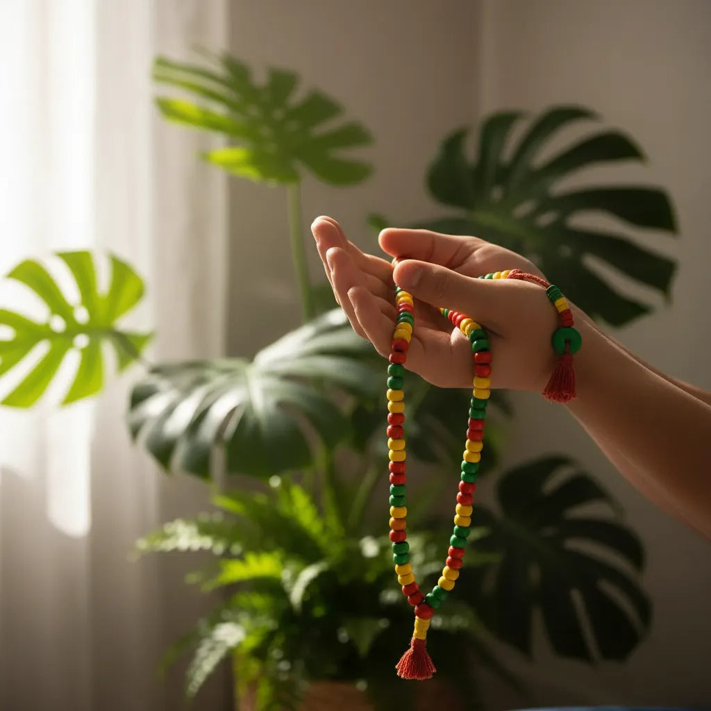 Japa Mala Multicolor Triple 9 mm