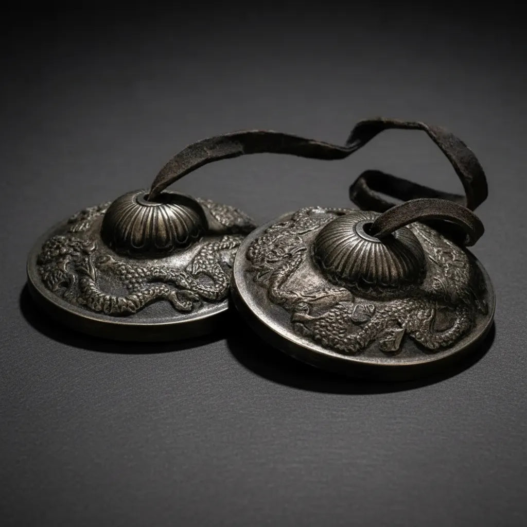 Tingshas Campanas Tibetanas Diseño 9 cm