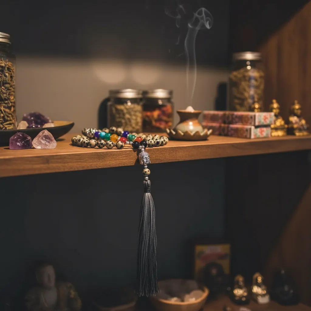 Japa Mala Buda Jaspe Damalta 6mm