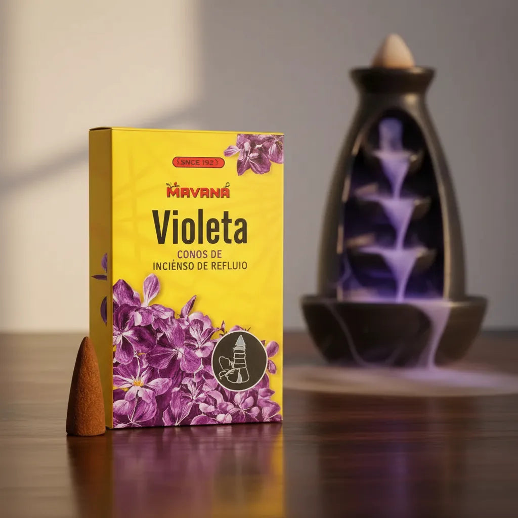 Incienso Cascada Violeta 120 conos