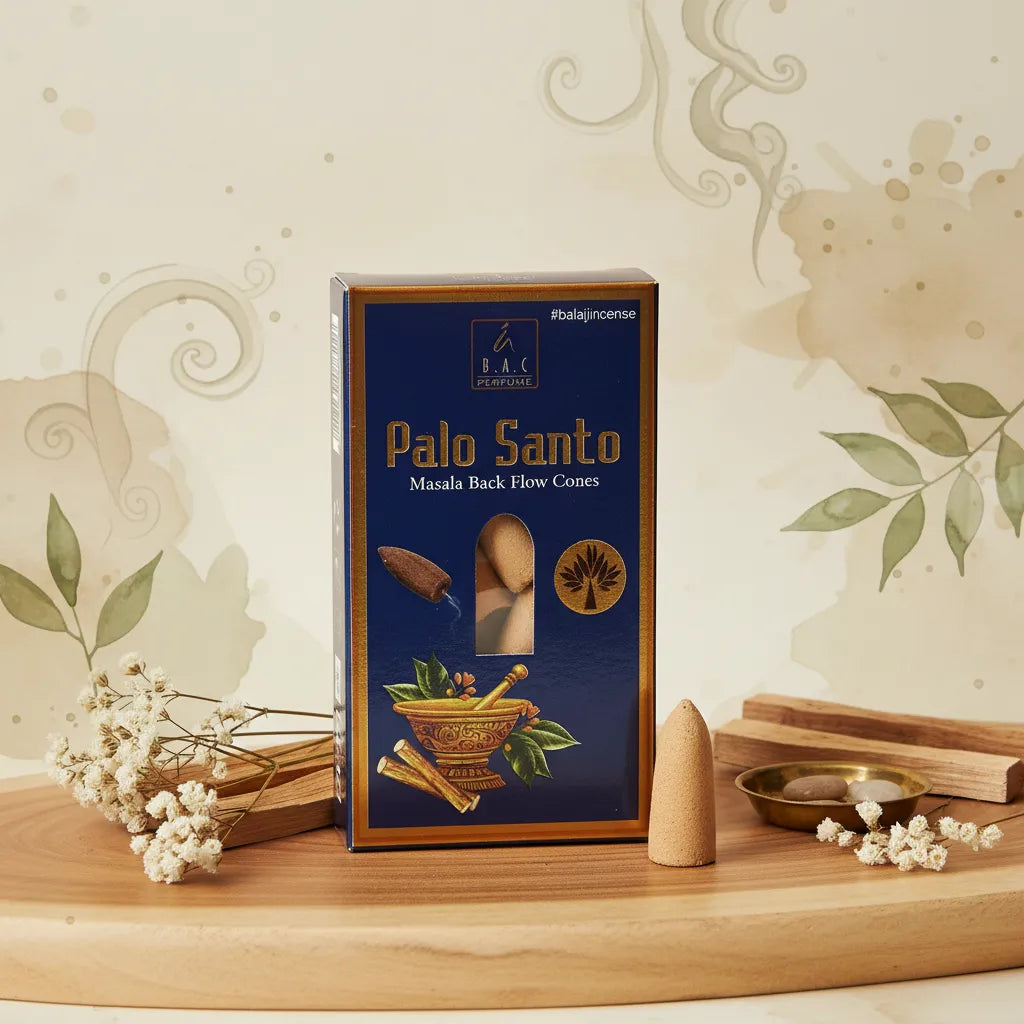 Incienso Cascada Palo Santo 10 conos