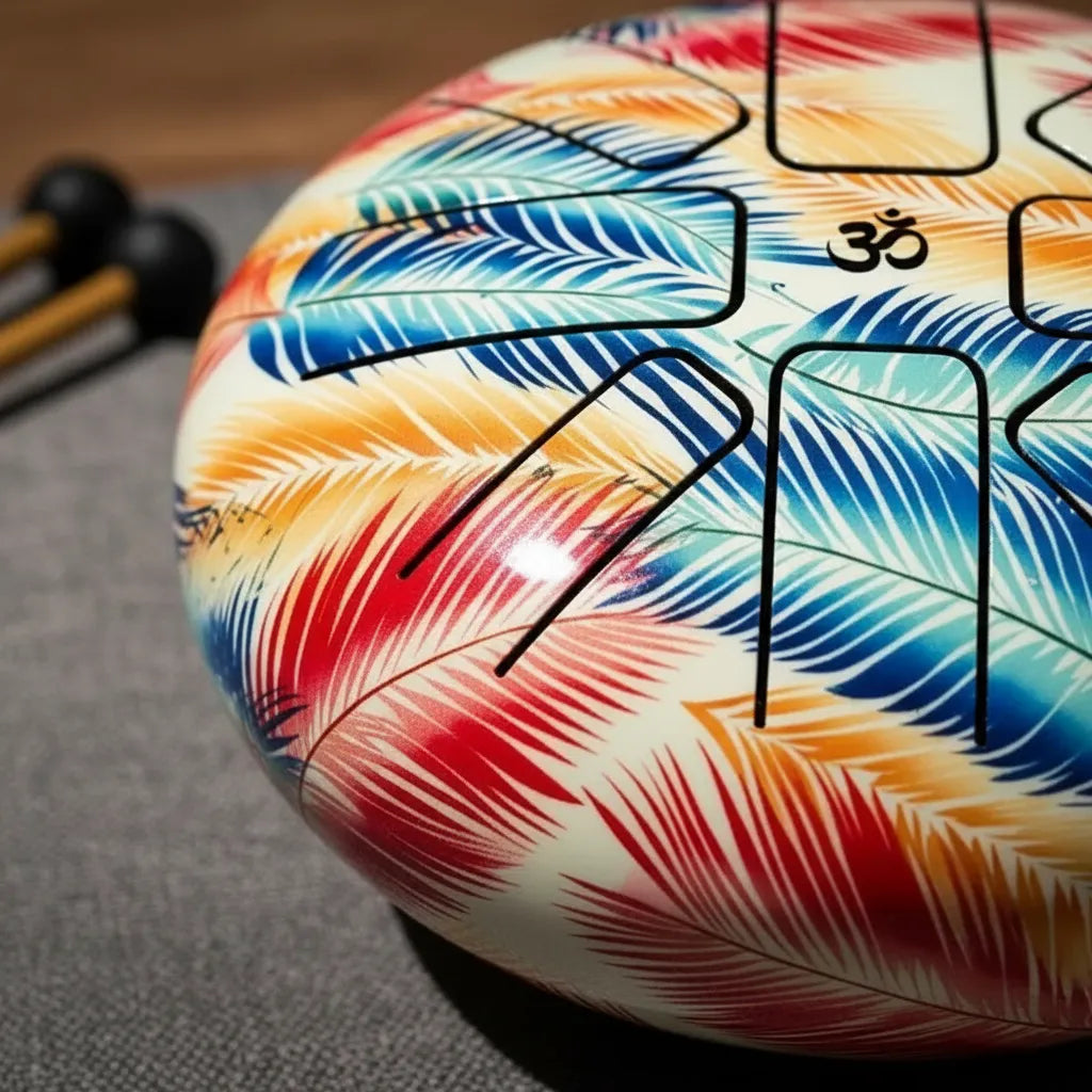 Hand Drum Pluma Arcoíris 21 cm