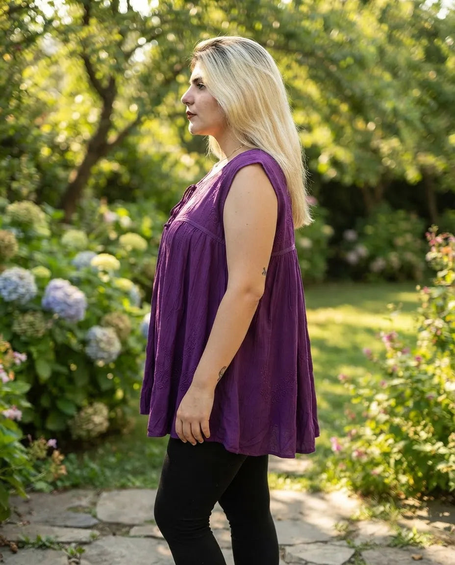 Blusa Bini Morada