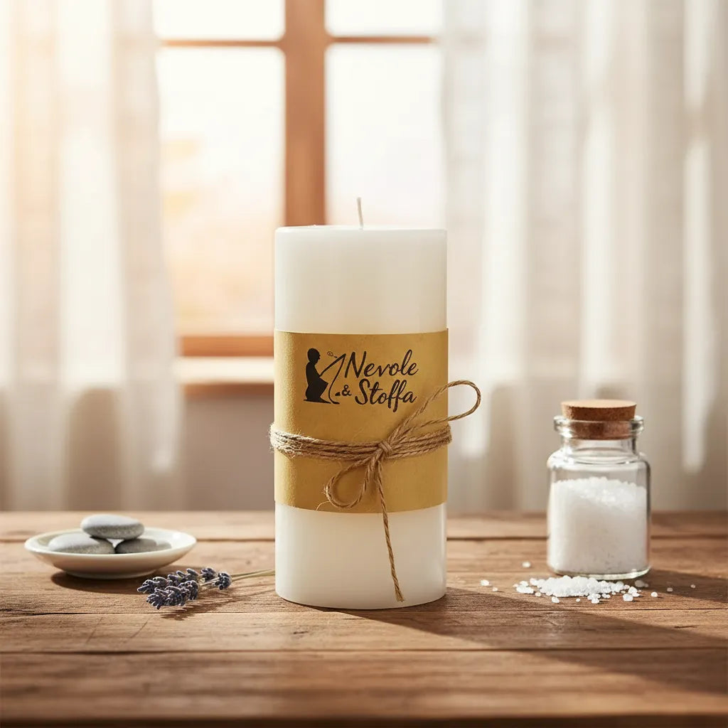 Velón Blanco 14 cm