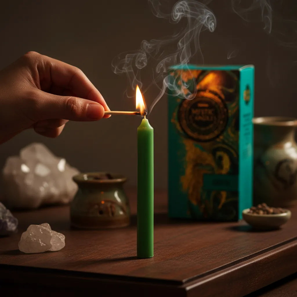 Pack Velas Místicas Verde
