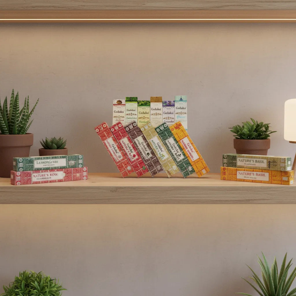 Pack Regalo 12 Incienso Goloka Natural
