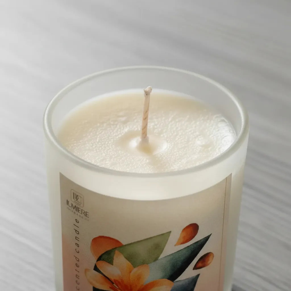 Vela Vaso Albahaca y Mandarina 60gr