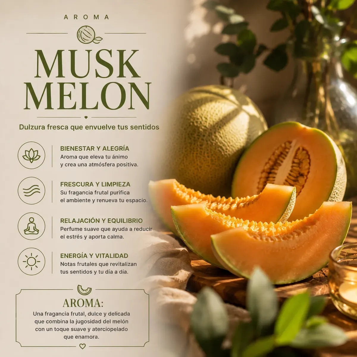 Incienso Musk Melon