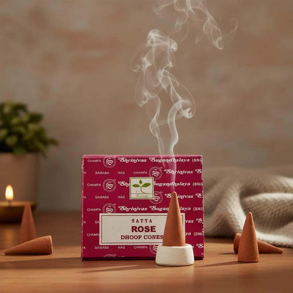 Incienso en Cono Rosa