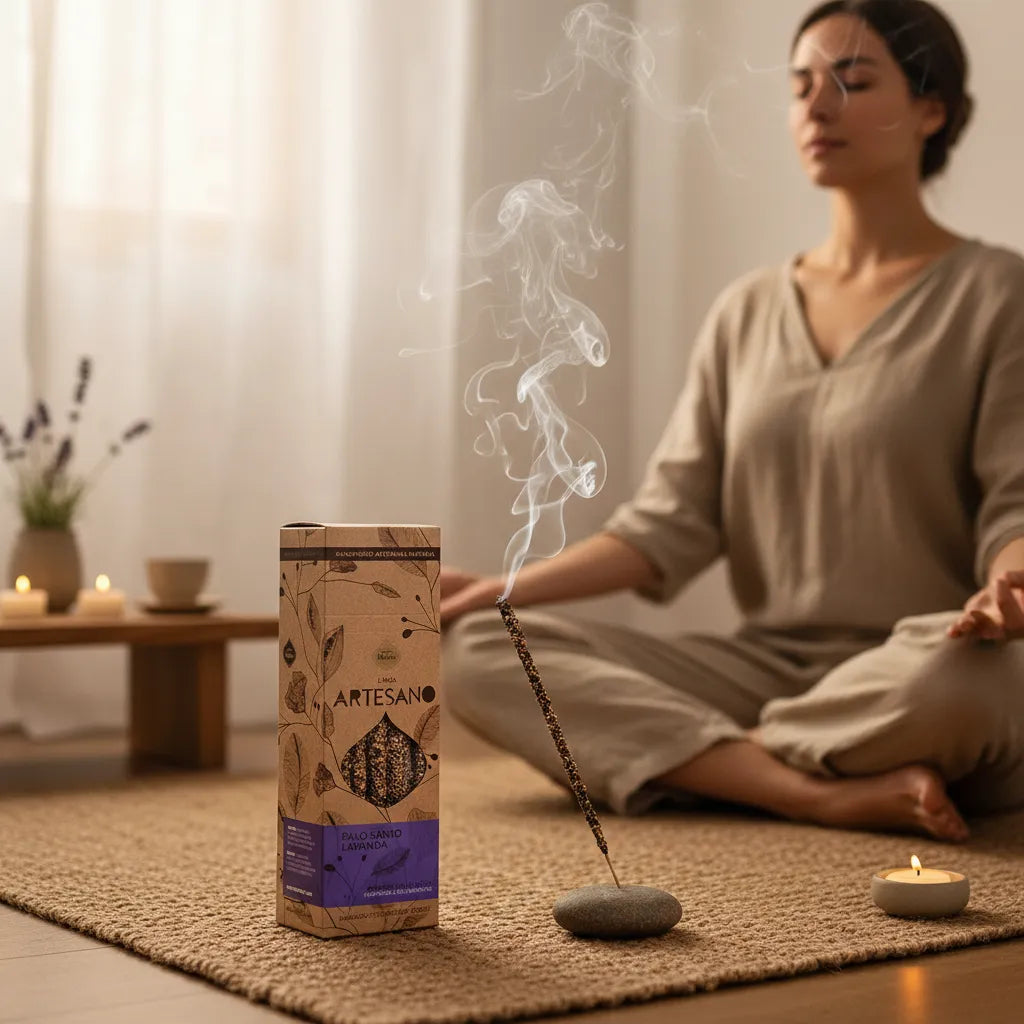 Sahumerio Artesano Palo Santo Lavanda 30u