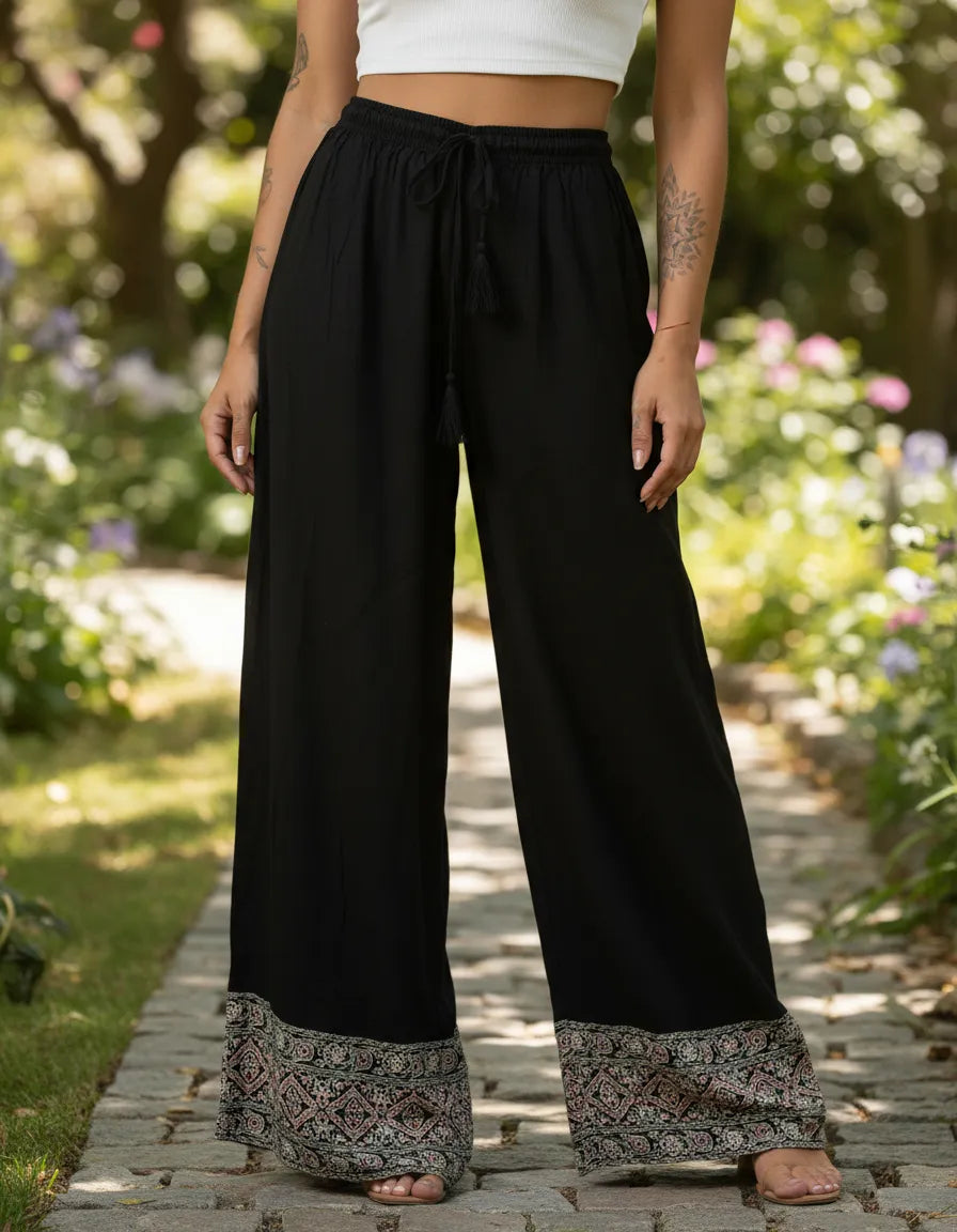 Pantalón Palazzo Raga Negro