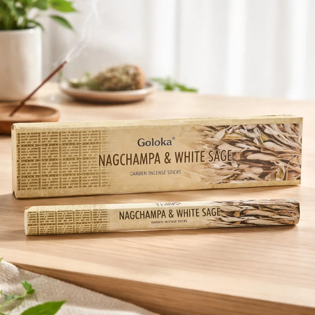 Incienso Jumbo Nag Champa y Salvia Blanca