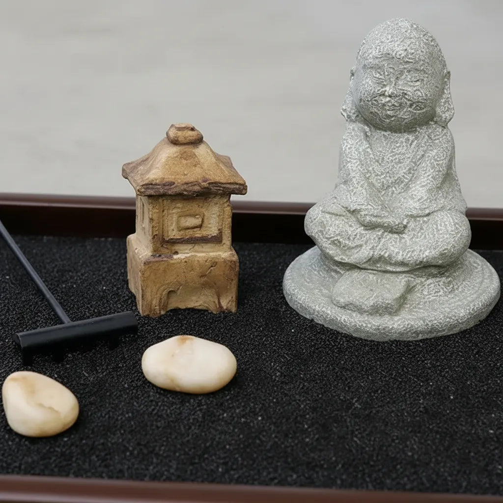 Jardin Zen Arena de Cuarzo Negro