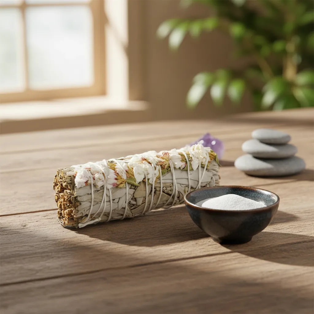 Sahúmo de Salvia Blanca con Lavanda Marina Blanca