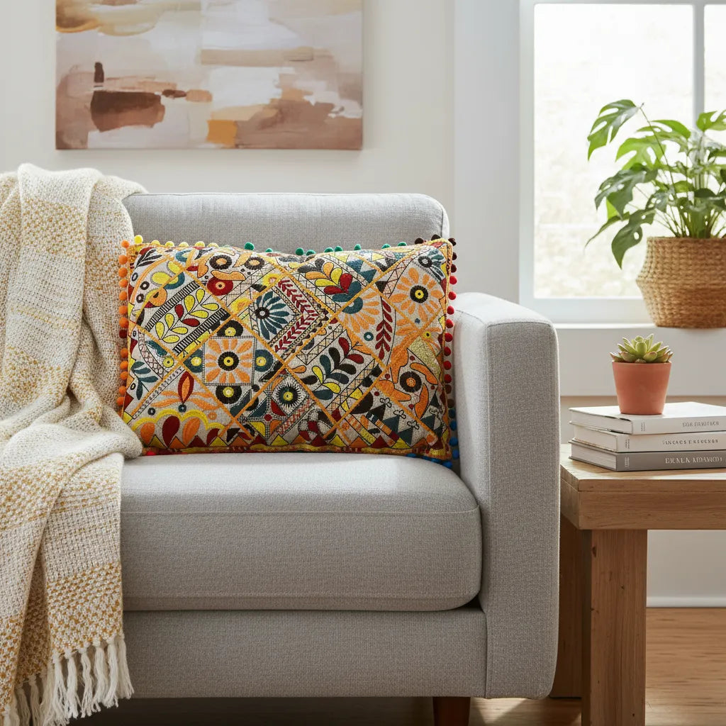 Cojin Decorativo Naranja