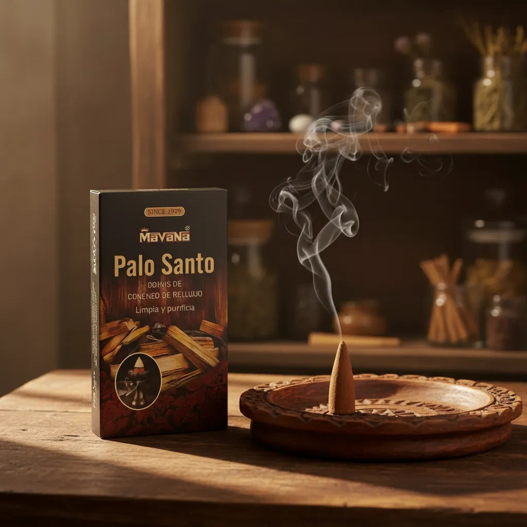 Incienso Cascada Palo Santo 120 conos