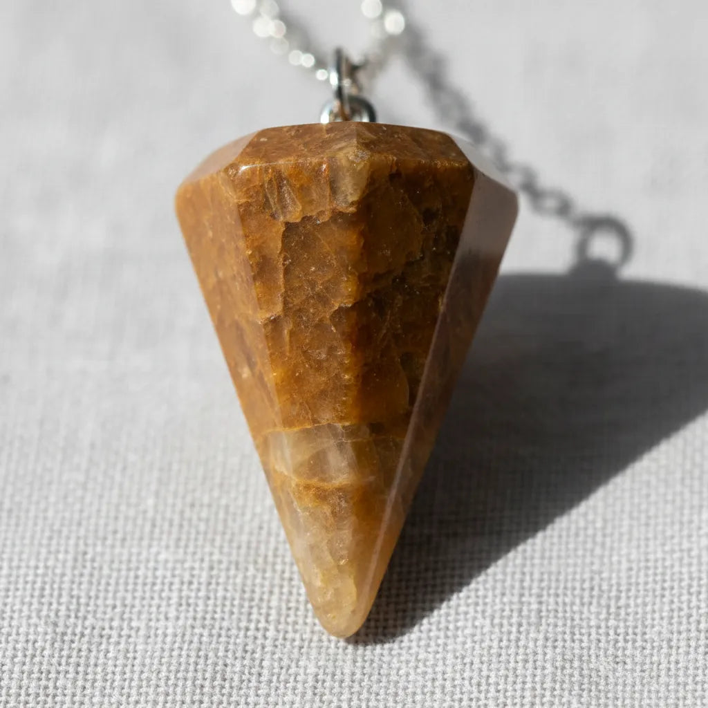 Péndulo Pirámide Aragonite Chico
