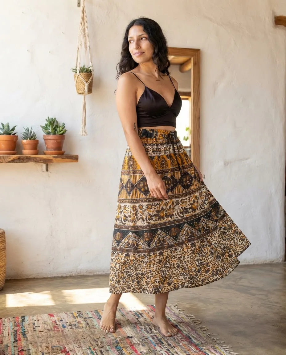 Falda Dinu Amarilla