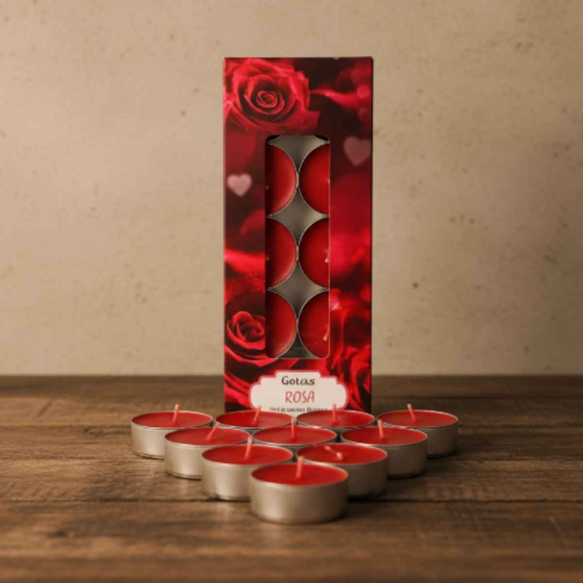 Vela Tealight Rosa