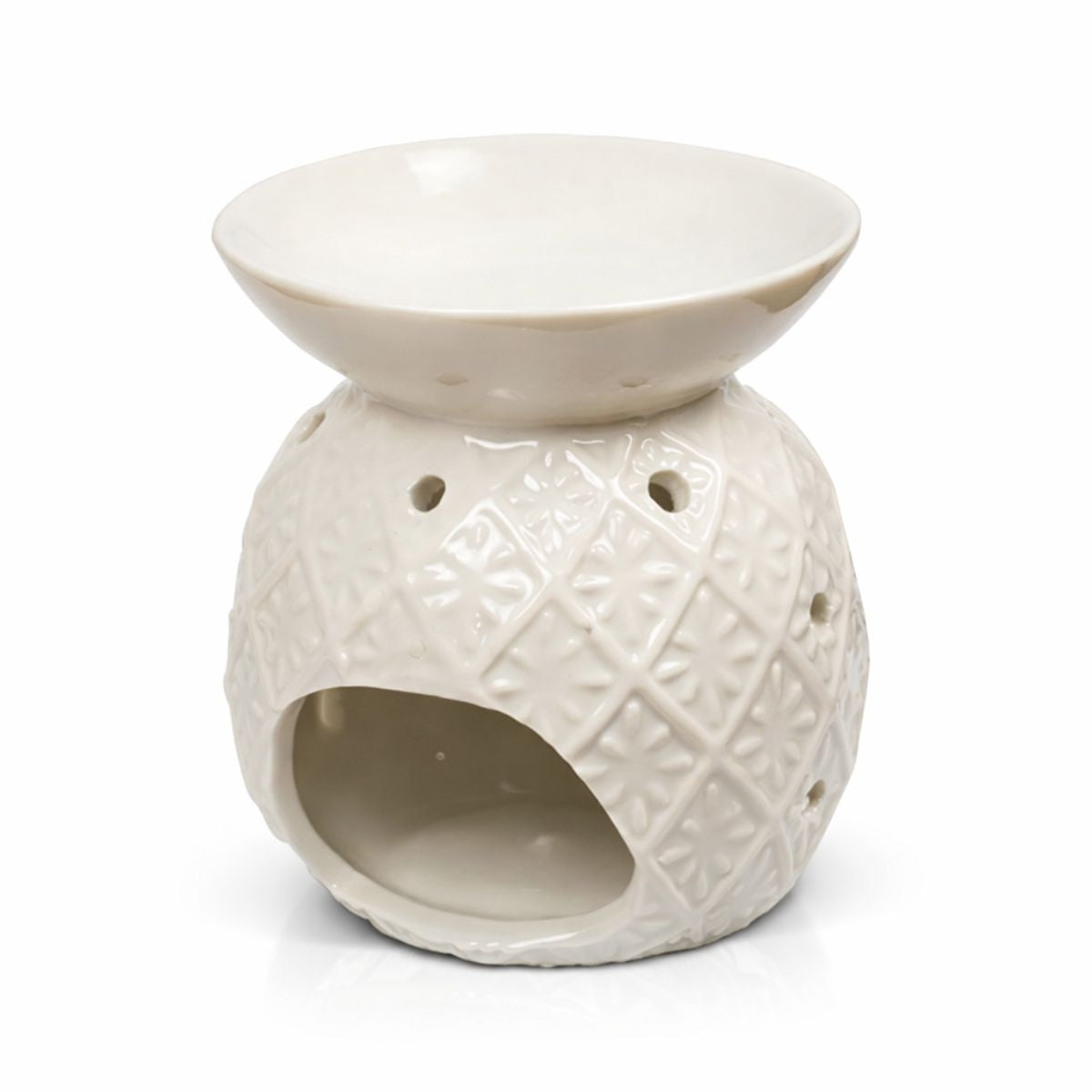 Difusor de Ceramica Blanco Textura Design