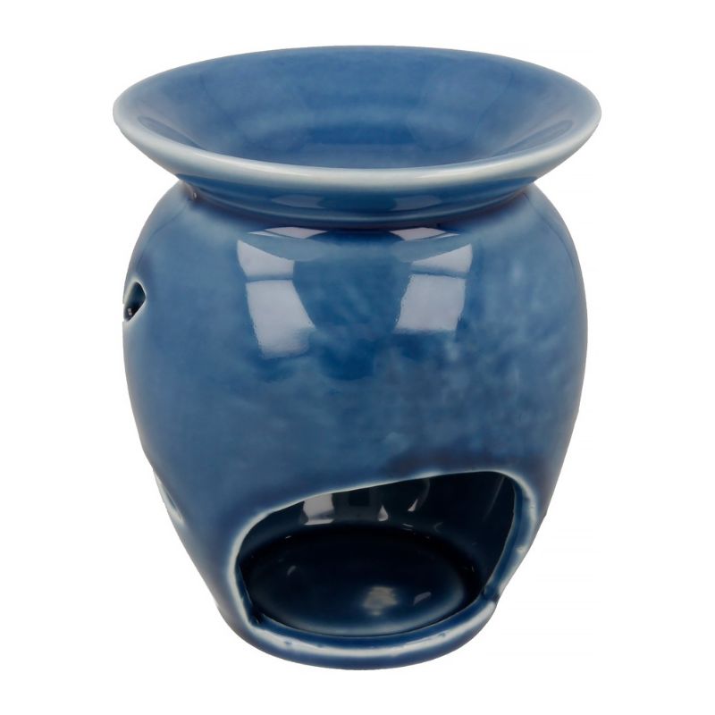 Difusor de Ceramica Flor Azul Design