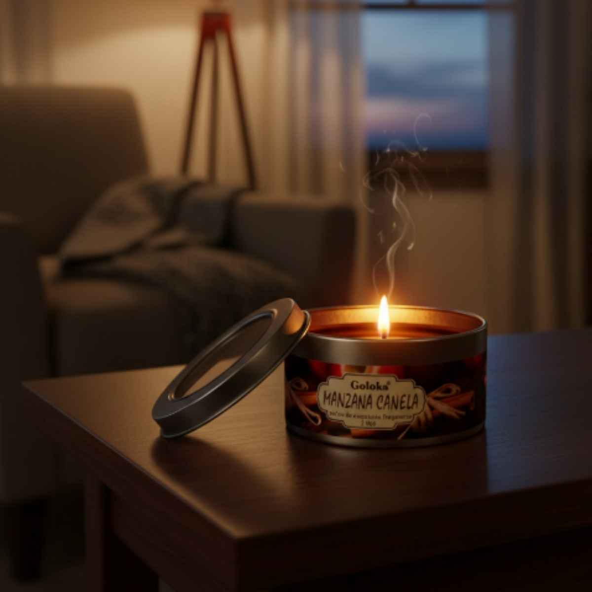 Vela Manzana Canela