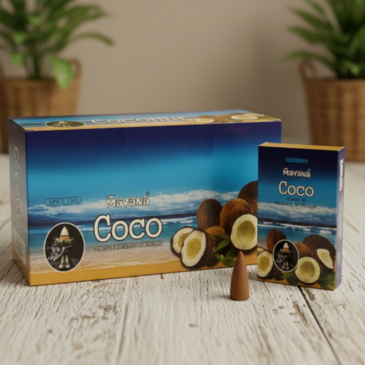 Incienso Cascada Coco 120 conos