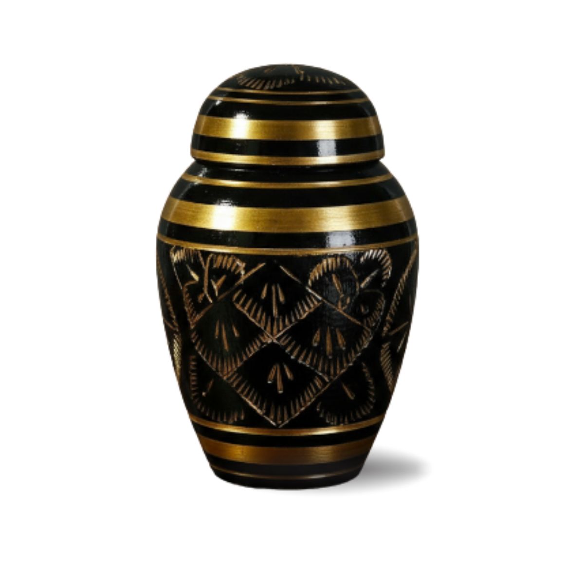 Ánfora de Bronce Negro Pequeño