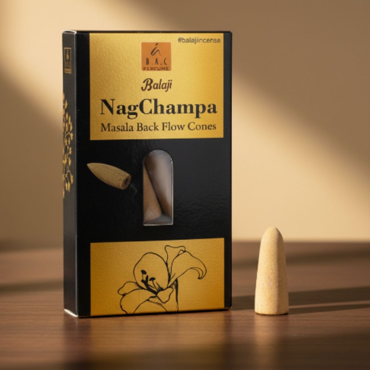 Incienso Cascada Nag Champa 10 conos
