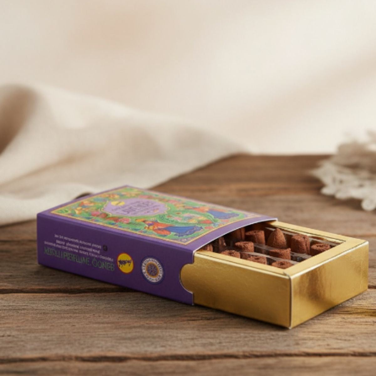 Incienso Cascada Golden Indian Lavanda 10 conos