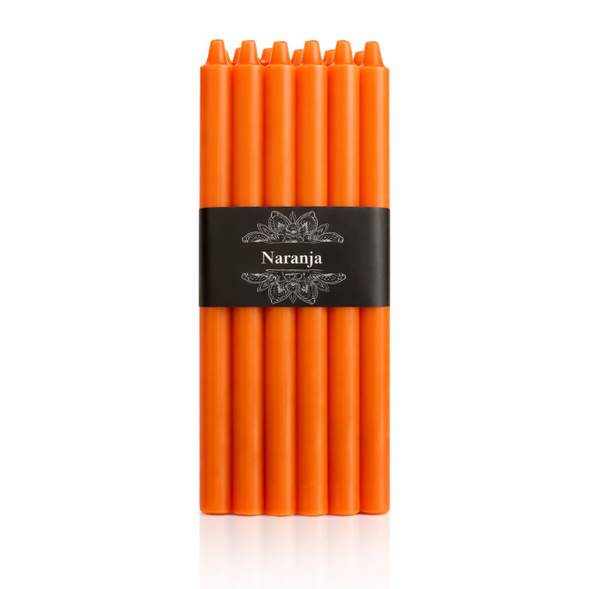 Vela Larga Naranja 10u