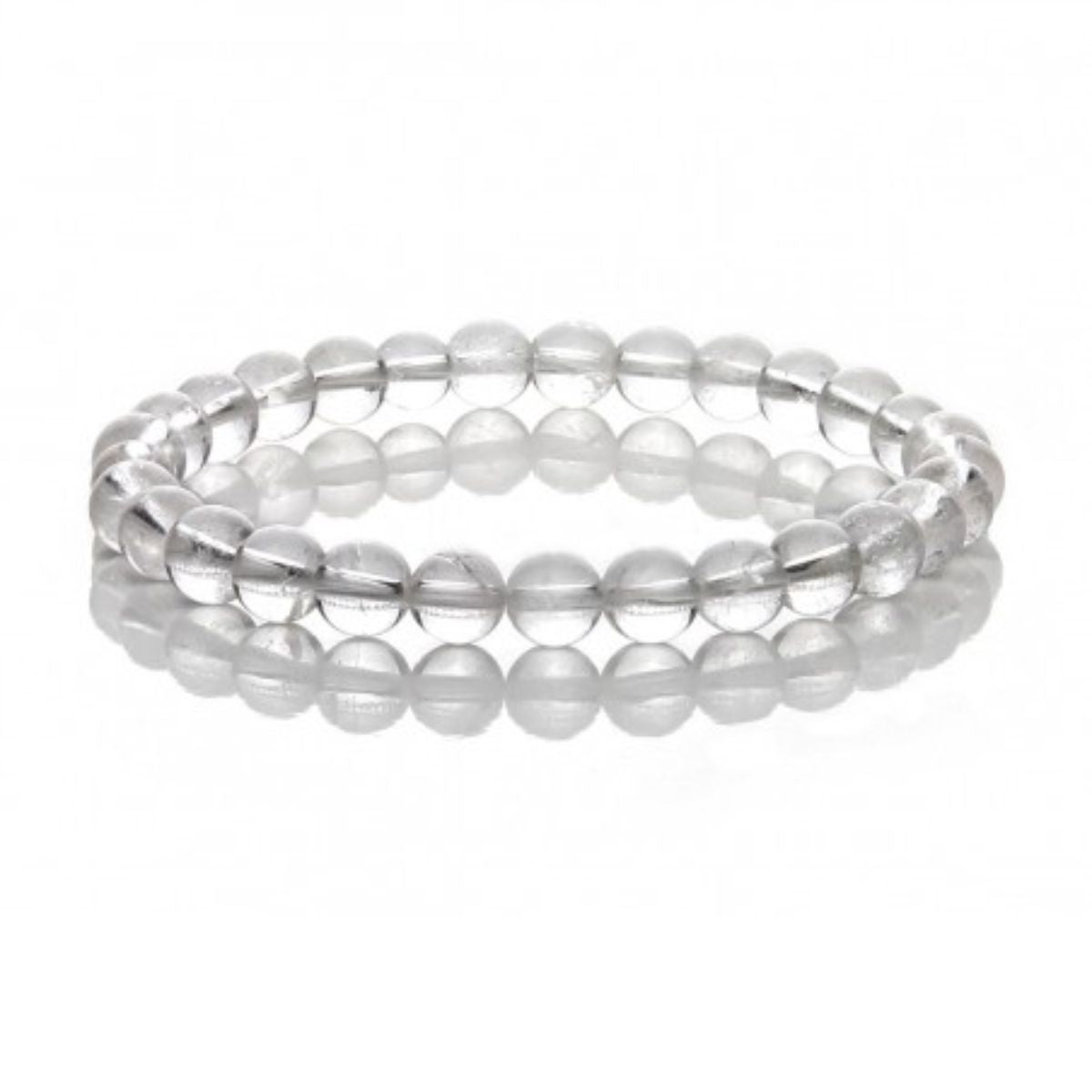 Pulsera Cuarzo Cristal 6mm