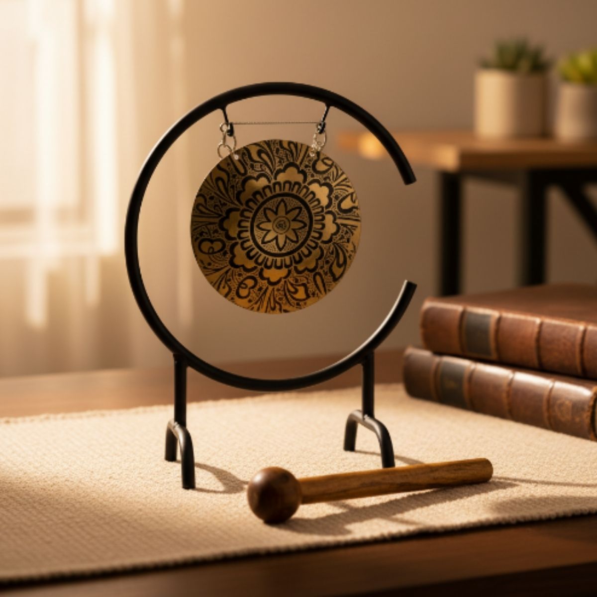 Gong Circular de Escritorio