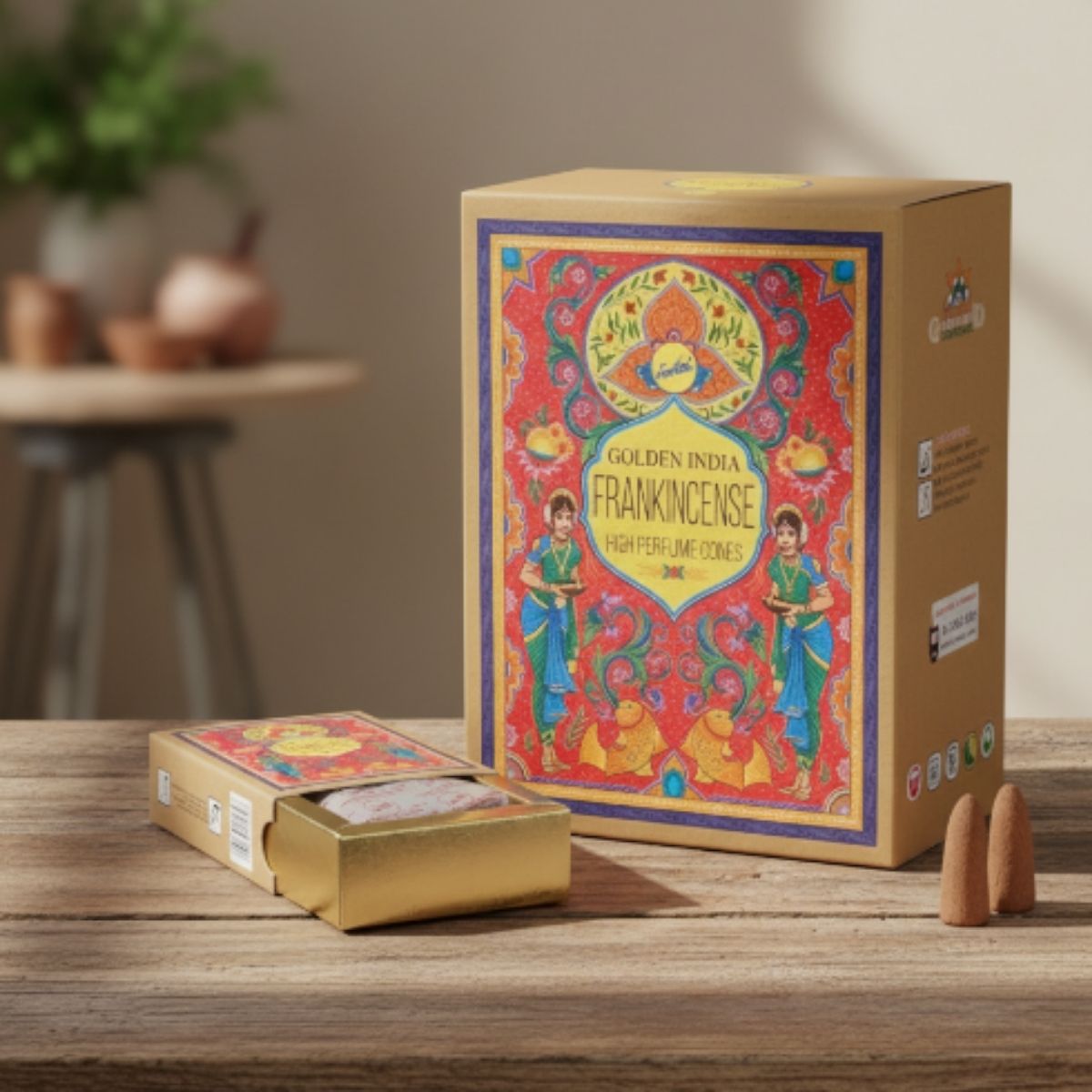 Incienso Cascada Golden Indian Frankincense 10 conos