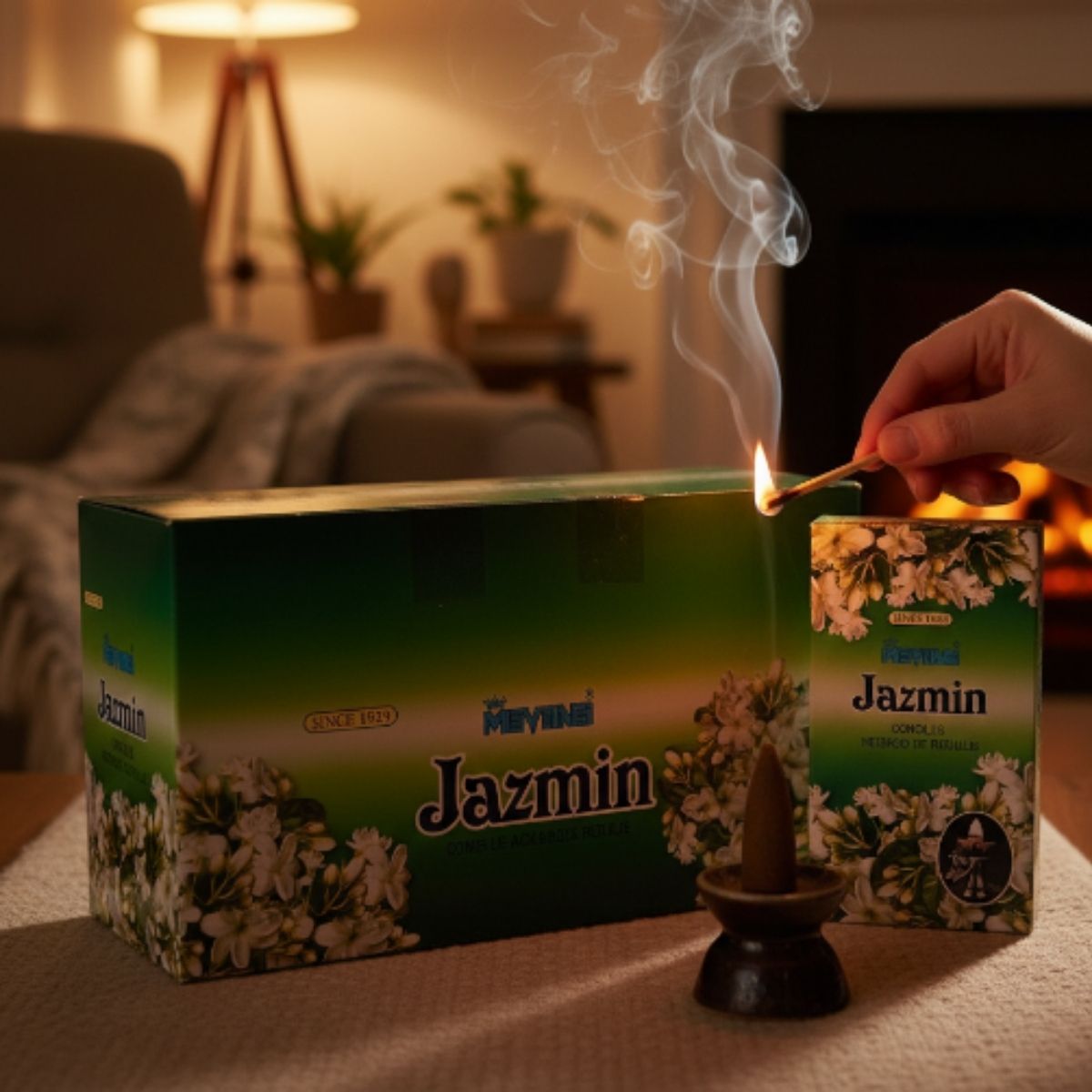 Incienso Cascada Jazmín 120 conos