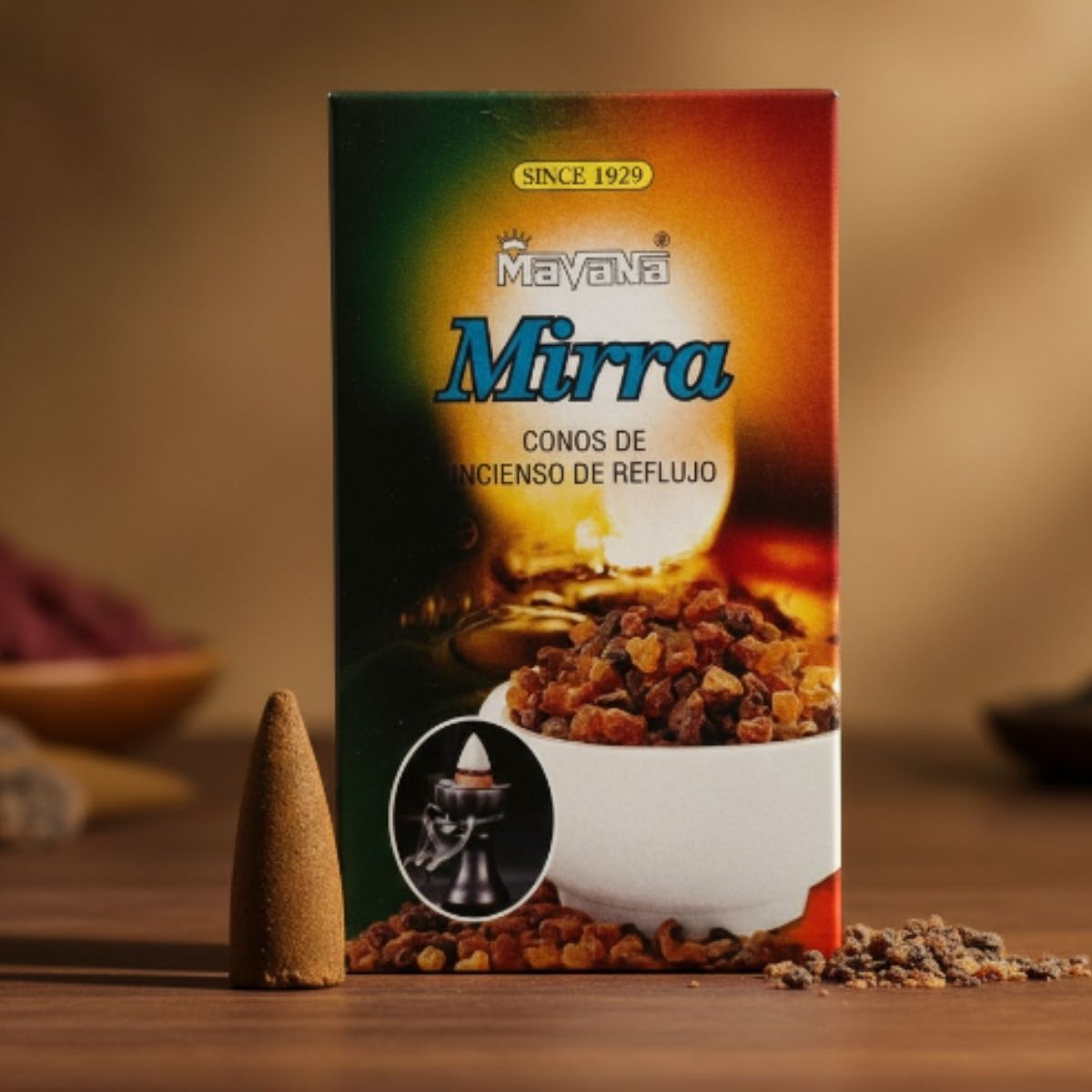 Incienso Cascada Mirra 120 conos