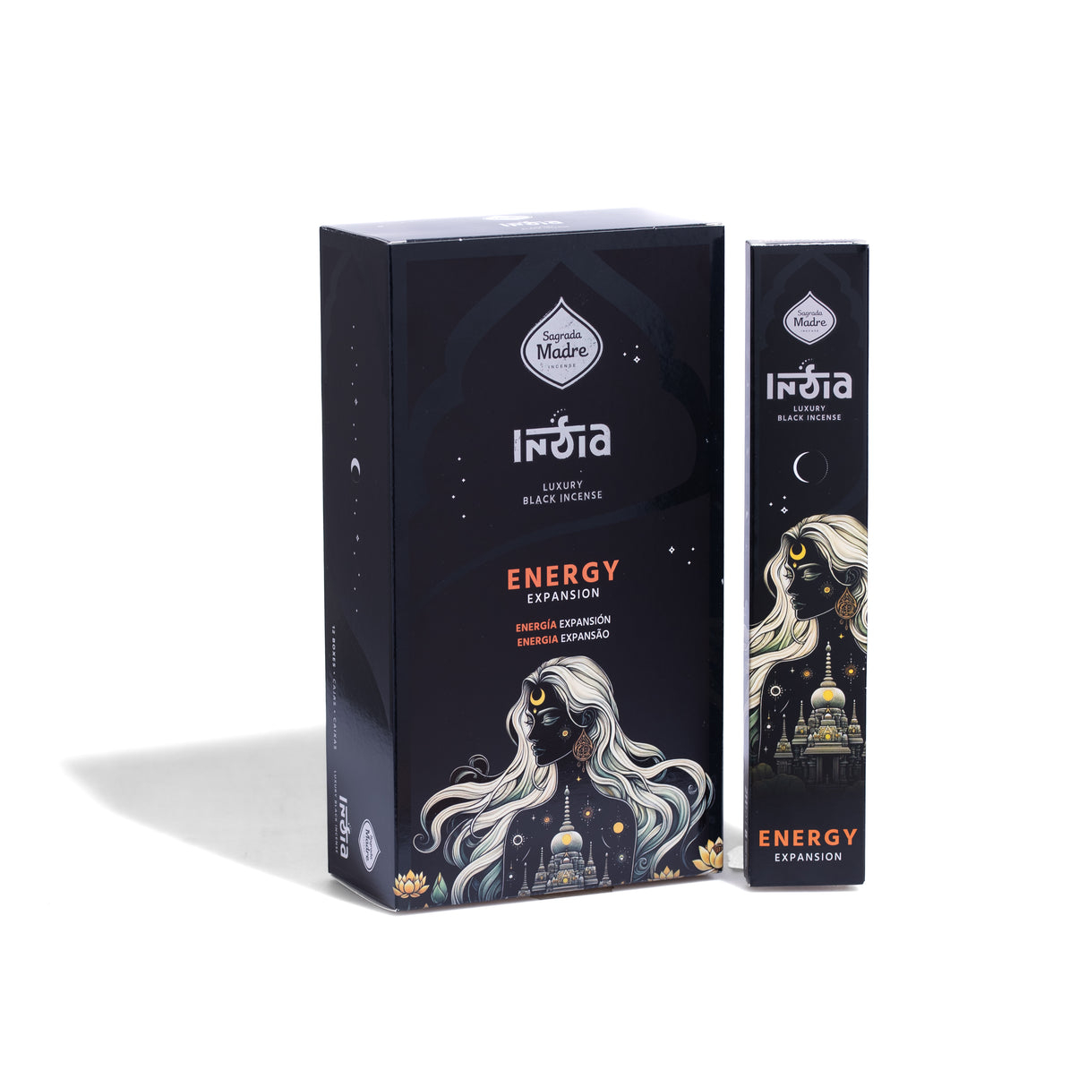 Sahumerio India Black Energia