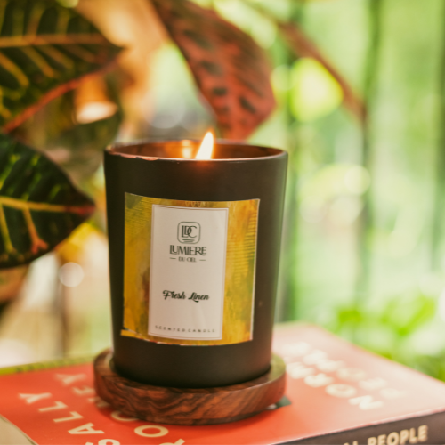 Vela Black Lino Fresco 225gr