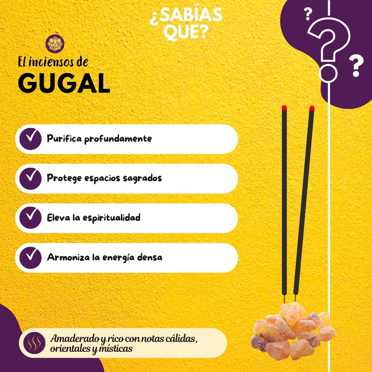 Incienso Dhoop Gugal