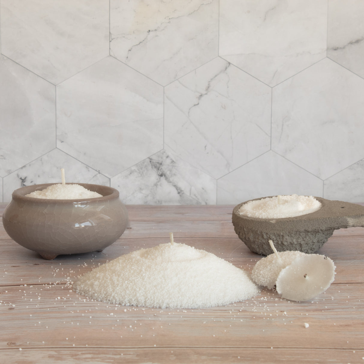 Vela de Arena Perlada 250gr